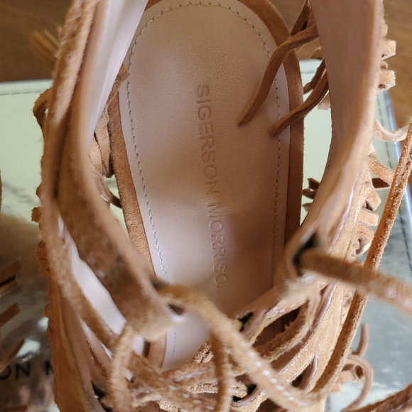 Open toe lace up booties - Picture 6 of 13